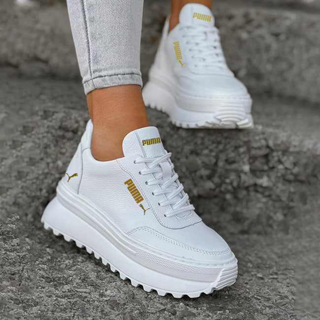 2025-ös PUMA® női valódi bőr tornacipő