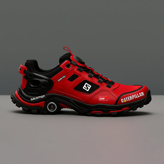 A Salomon® és a CAT vízálló és lélegző túracipőket fejleszt férfiak számára, amelyek ideálisak szabadtéri tevékenységekhez és munkához.