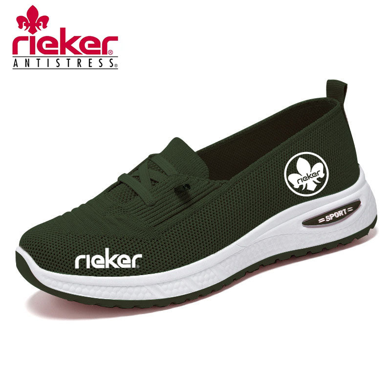 RIEKER@2025 új repülő szövött masszázsszandál