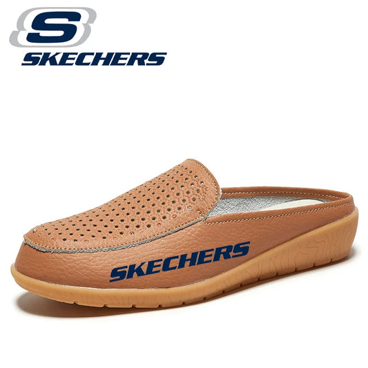 Skechers® női nyitott orrú légáteresztő szandálok