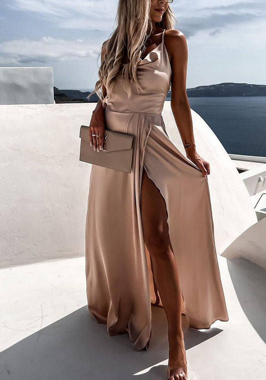 szexi pánt nélküli vékony ruha