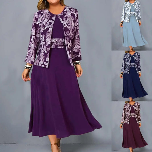 🥰💗Novo vestido estampado sem mangas jaqueta recortada roupa casual fashion