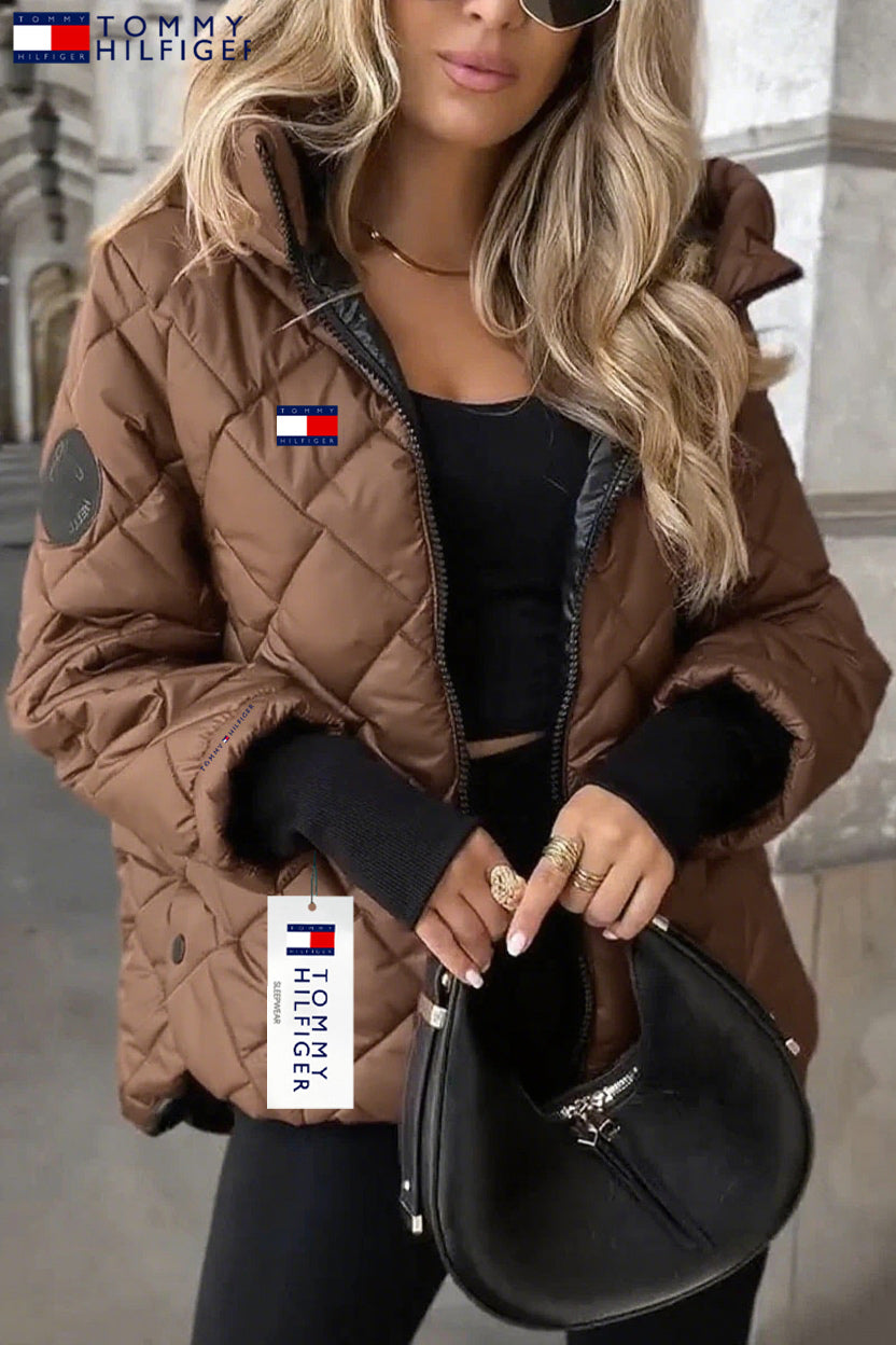 Women's Casual Cotton Hooded Jacket