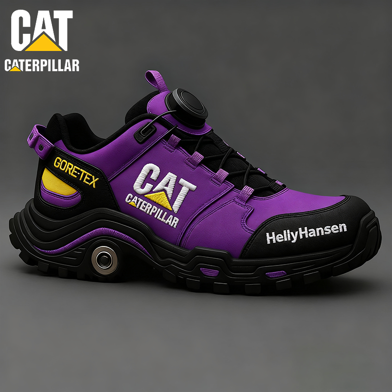 Wodoodporne i oddychające męskie buty robocze i trekkingowe marki CAT i Helly Hansen idealnie nadają się do pracy i aktywności na świeżym powietrzu.