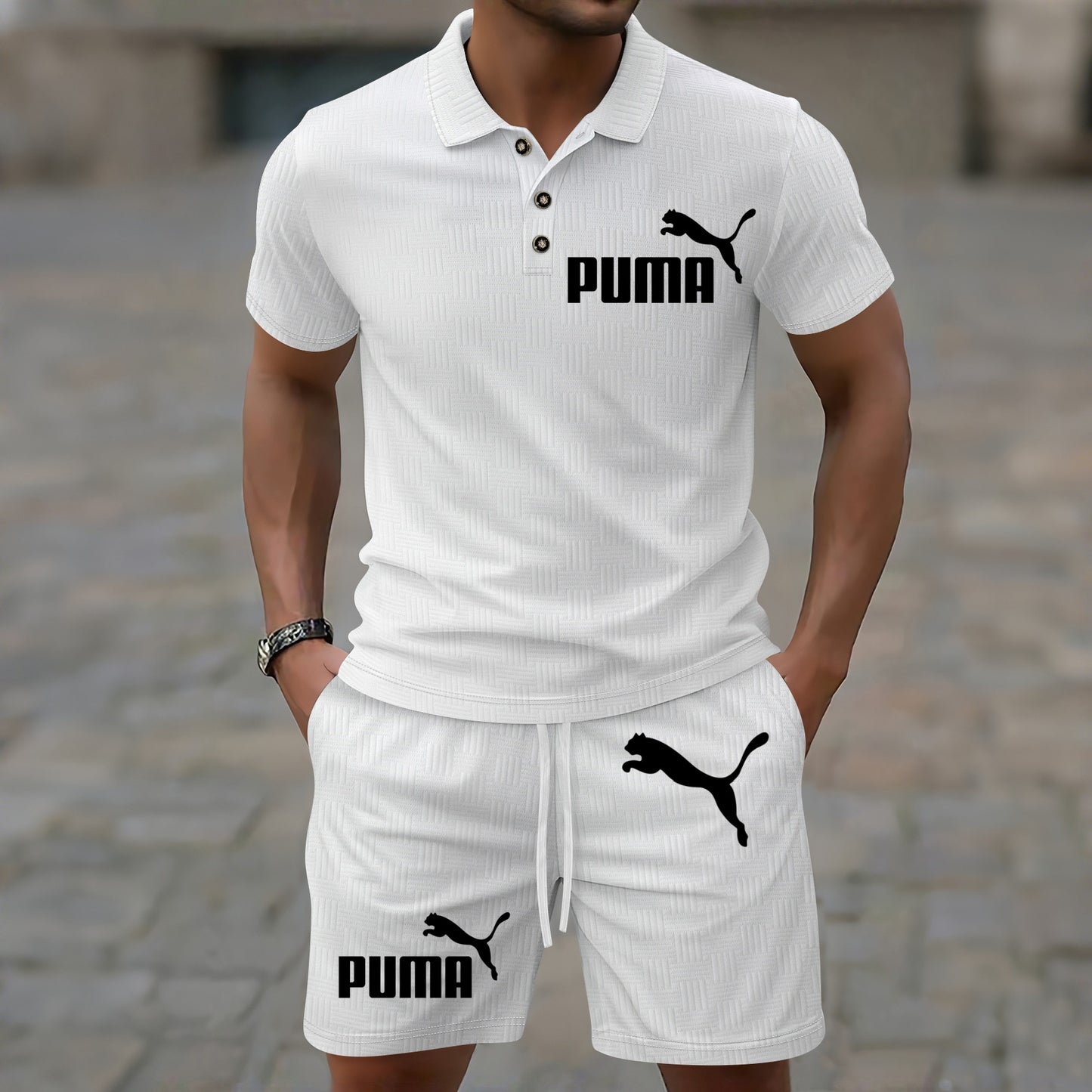 Puma 2 részes szabadidős rövidnadrág szett