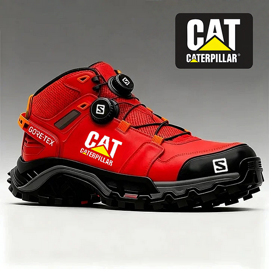 CAT x Salomon Buty Outdoorowe Górskie z Technologią GORE-TEX