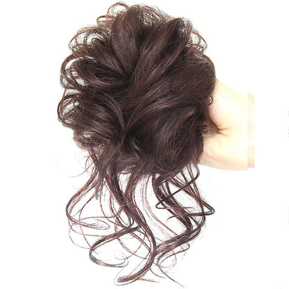 Scrunchie hosszabbítók rendetlen göndör kontyban