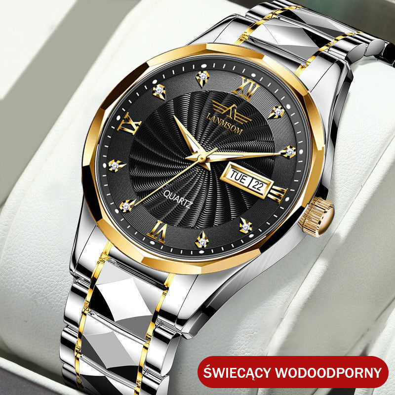 Elegáns férfi kronográf óra